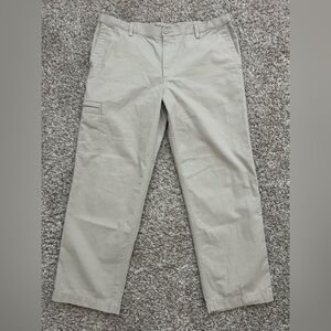 Dockers Carpenter Cargo D3 Classic Beige Pants Mens Size 42X32